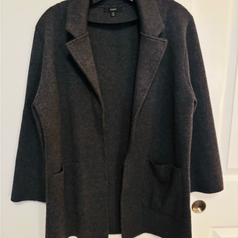 Sweater Blazer Dark Gray